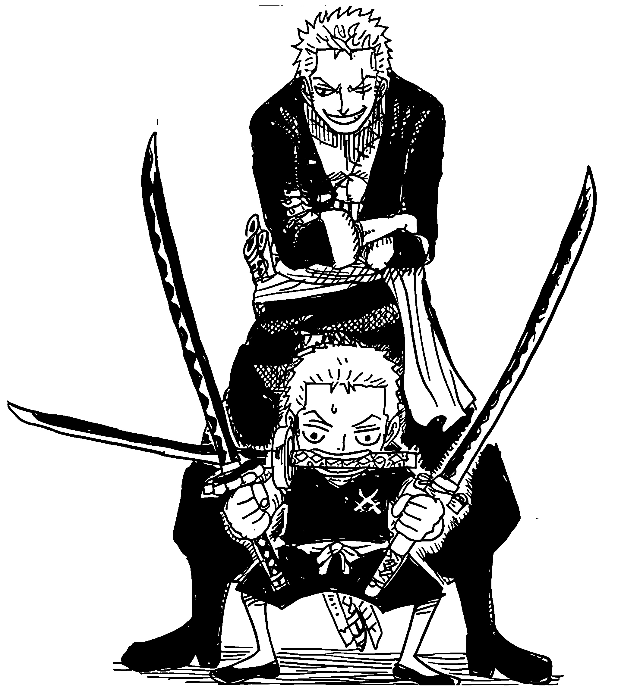 Zoro’s Proud Smile at His Younger Self