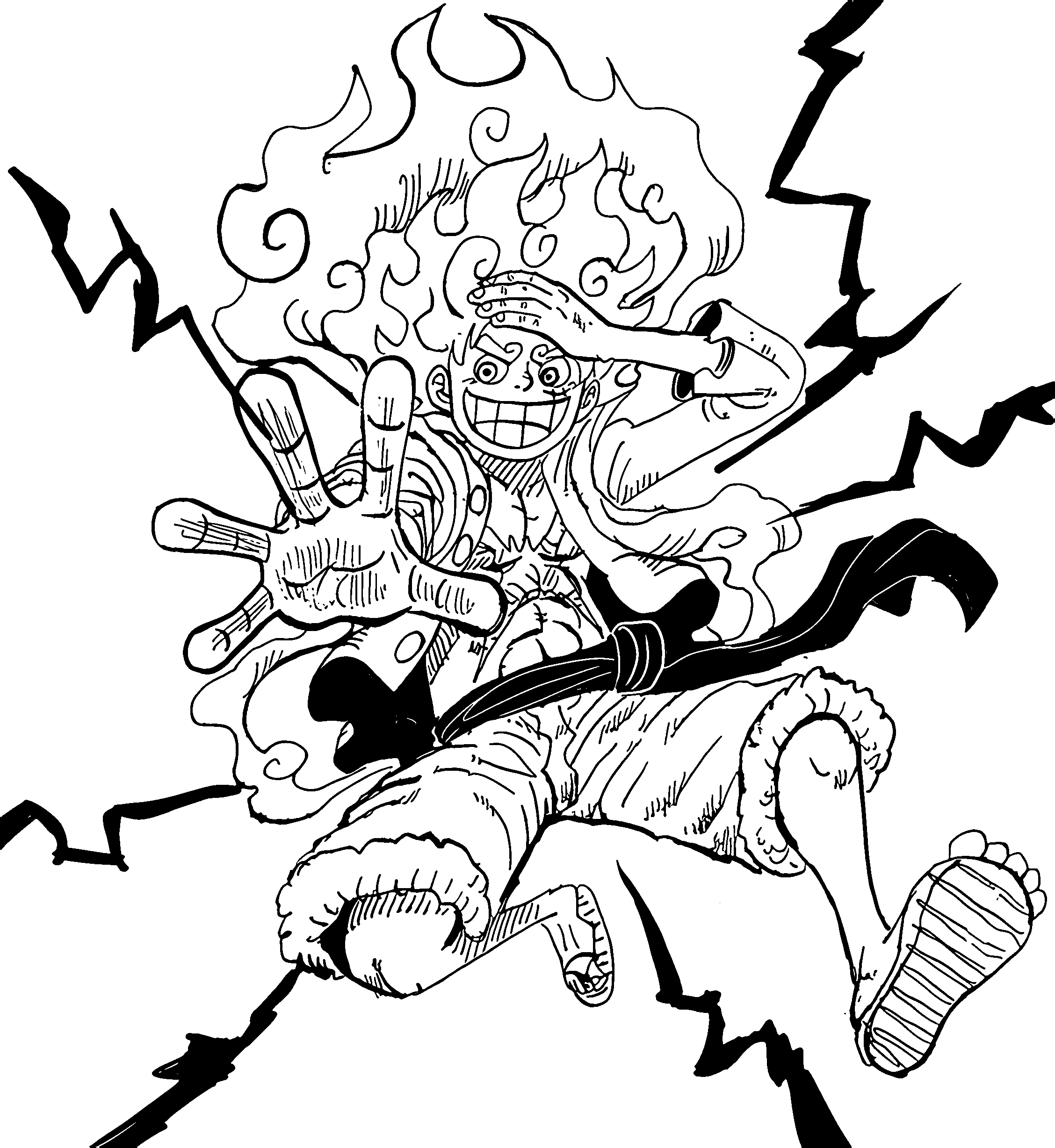 Gear Fifth Luffy’s Electric Entrance
