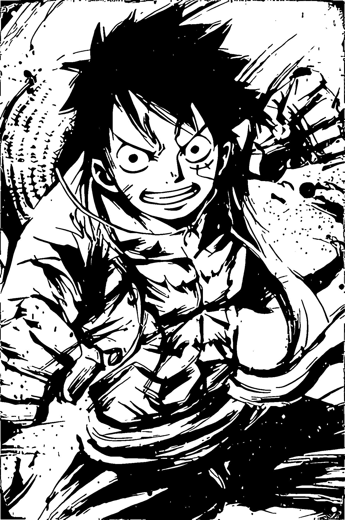 Luffy in Battle Mode