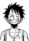 Luffy's Bright Smile