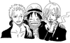 Straw Hat Trio