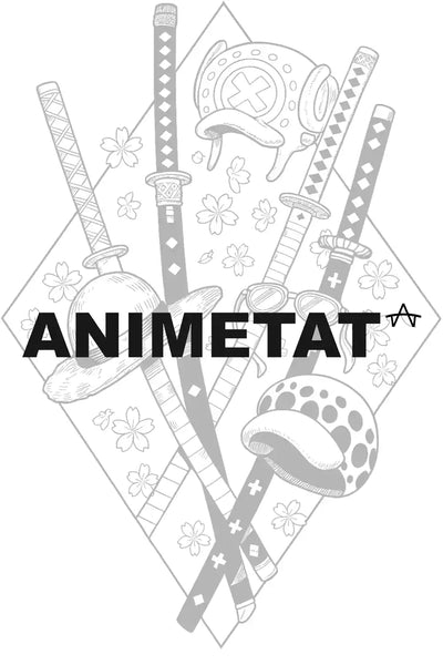 Allies of the Heart & Sea anime temporary tattoo on skin