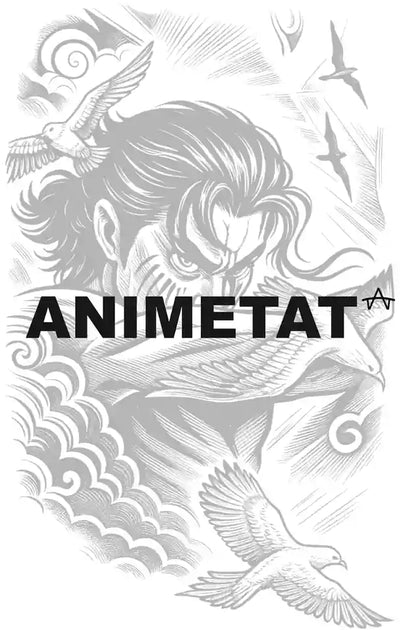 Eren Wings of Freedom tattoo backing card