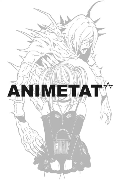 Misa Amane and Ryuk tattoo backing card