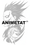 Ryuk and Misa Dark Duo tattoo backing card