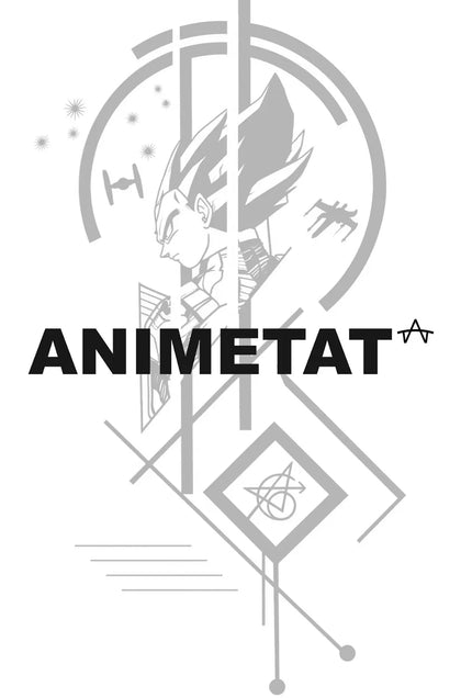Dragon Ball Z Geometric Emblem tattoo backing card