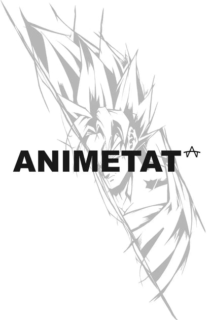 Vegeta Lightning Strike tattoo backing card