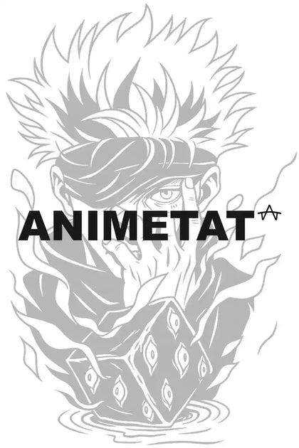 Gojo Limitless Energy tattoo backing card