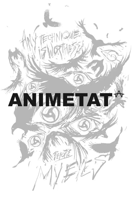 Itachi Uchiha Eye Storm tattoo backing card