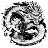 Luffy and Dragon Power