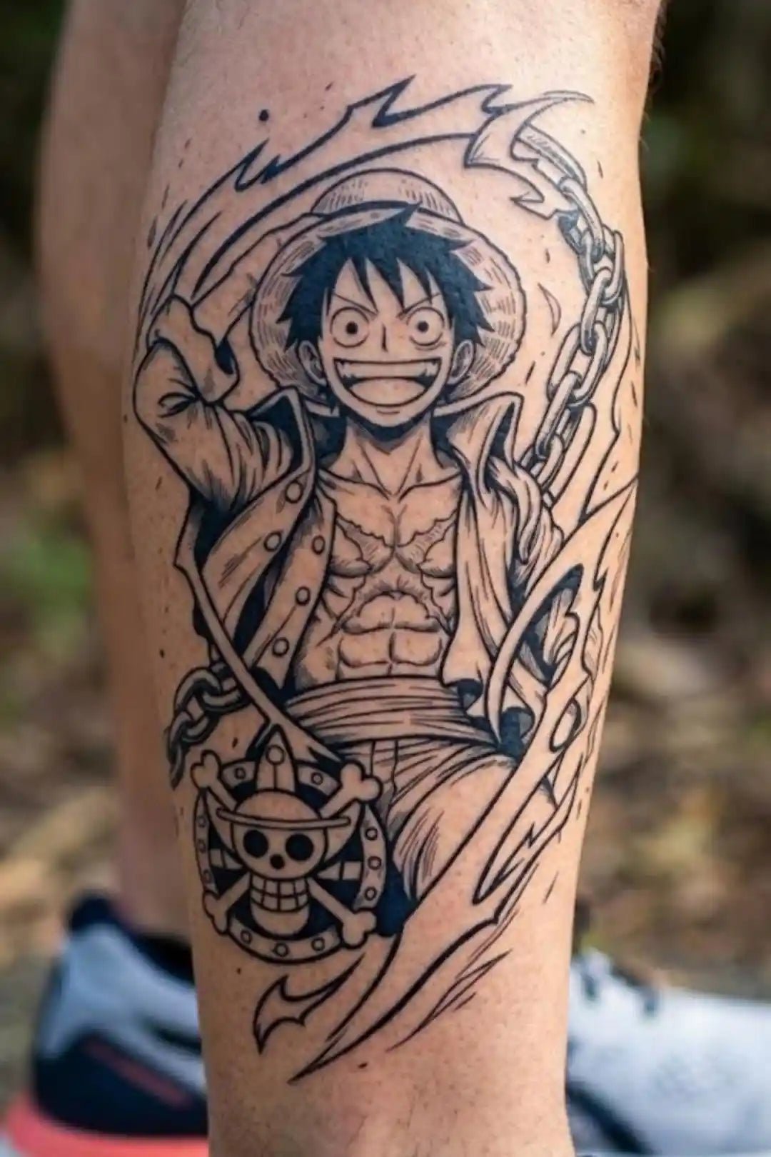 King of the Pirates: Unchained Will anime temporary tattoo design