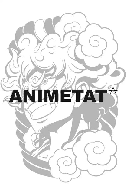 The Warrior of Liberation: Gear 5 Luffy anime temporary tattoo on skin