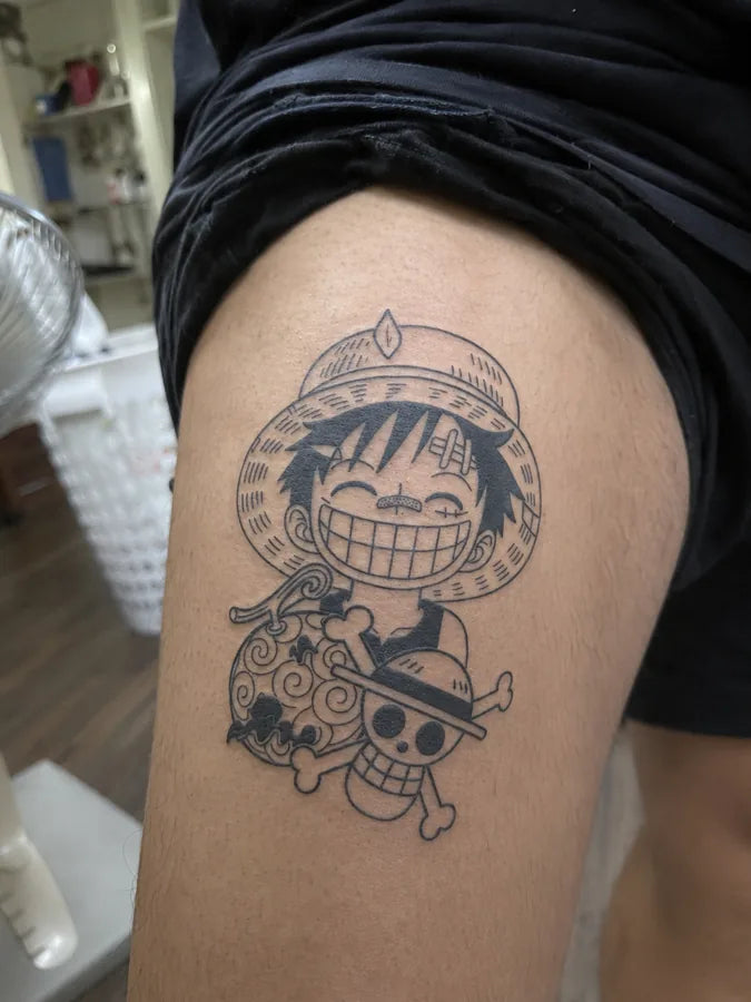 Gear Fifth Luffys Electric Entrance customer tattoo result