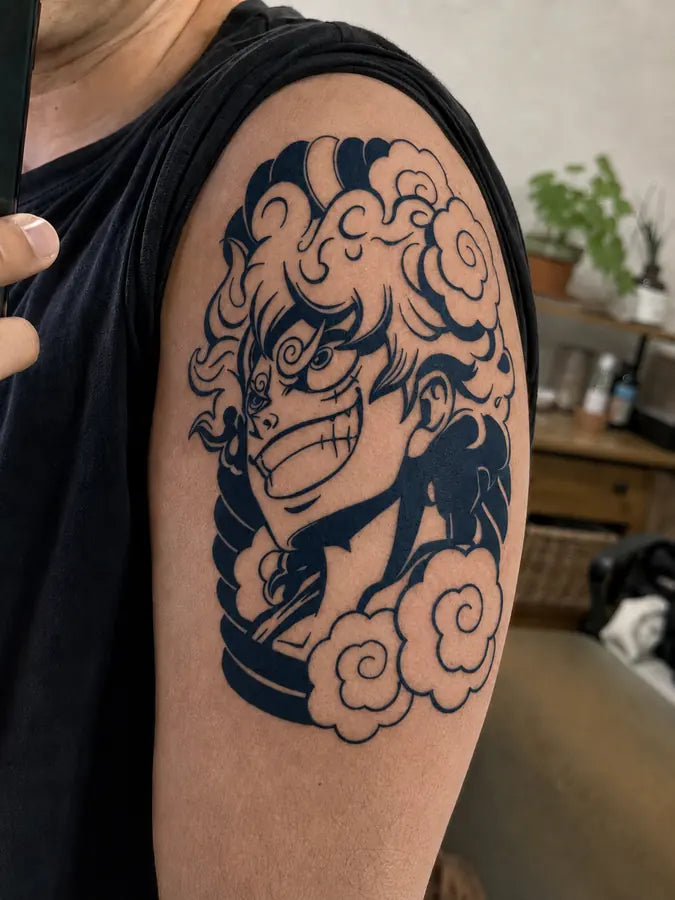 Gear Fifth Luffys Electric Entrance customer tattoo result